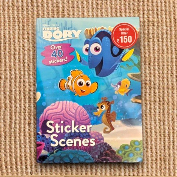 Disney Pixar Finding Dory Sticker Scenes Book